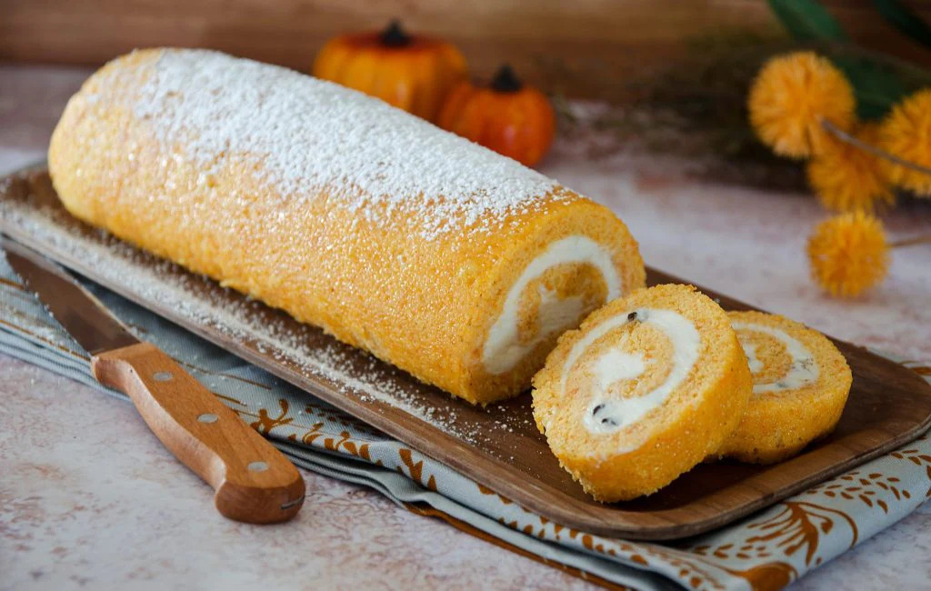 rotolo dolce di zucca